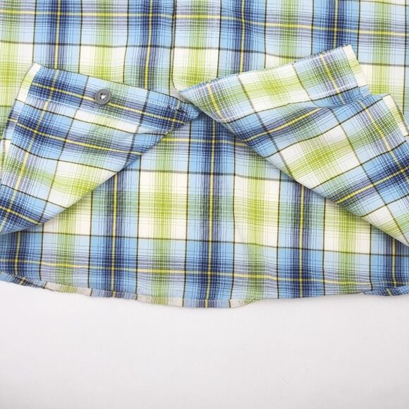 Marmot Camp Shirt Mens Size Medium Plaid Button Up Gorpcore Outdoors Hiking - Picture 2 of 9